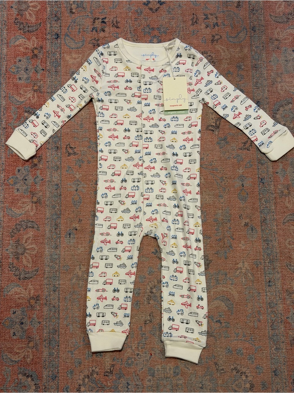 Brand New Organic Magnetic Me Convertible ‘On The ago’ Coverall 9-12M